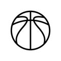 Basketball icon. Sports equipment symbol. Basketball icon design Suitable for website, mobile app and freelancer needs. isolated Royalty Free Stock Photo