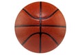 Basketball isolated on a white background as a sports and fitness symbol of a team leisure activity playing with a leather ball Royalty Free Stock Photo