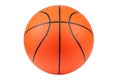 Basketball isolated on a white background as a sports  symbol of a team leisure activity playing Royalty Free Stock Photo