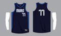 Basketball jersey template vector mockup