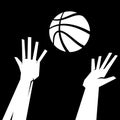 Basketball Jump Ball Royalty Free Stock Photo