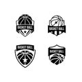Basketball League Badge sport logo