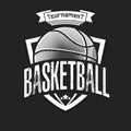 Basketball logo design template Royalty Free Stock Photo