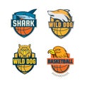 Basketball logo template