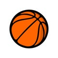 Basketball logo vector icon for streetball championship tournament Royalty Free Stock Photo