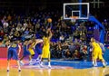 Basketball match Barcelona vs Maccabi Royalty Free Stock Photo