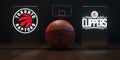 Basketball match - Toronto Raptors VS LA Clippers