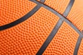 Orange Basketball close up Royalty Free Stock Photo