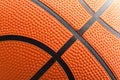 Basketball close up