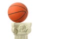Basketball on pedestal III