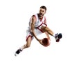 Basketball Player in action Royalty Free Stock Photo