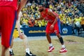 basketball player Darrun Hilliard of CSKA Moscow in action during the EuroLeague basketball match