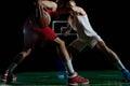 Basketball player portrait Royalty Free Stock Photo