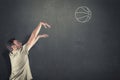 Basketball player Royalty Free Stock Photo