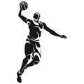 Basketball player, silhouette