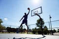 Basketball Player Silhouette Royalty Free Stock Photo