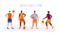 Basketball player sport concept