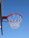 Basketball rim and net Royalty Free Stock Photo