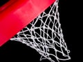 Basketball Rim & Net Close Up Royalty Free Stock Photo