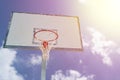 Basketball rim Royalty Free Stock Photo