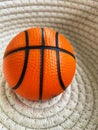 Basketball rubber ball