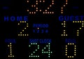 Basketball Scoreboard Royalty Free Stock Photo