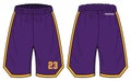 Basketball Shorts jersey design flat sketch vector illustration with front and back view for boxing, Baller, football, Volleyball