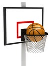 Basketball shot Royalty Free Stock Photo