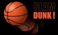 Basketball Slam Dunk! Royalty Free Stock Photo