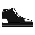 Basketball sneaker icon simple vector. Sport shoe Royalty Free Stock Photo
