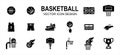 basketball sport related vector icon user interface graphic design. Contains such Icons as basket ball, field, floor, court,