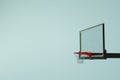 Basketball sports ring, an isometric model of a basketball ring for throwing a ball. Ring on a white isolated background