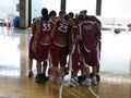 Basketball team Royalty Free Stock Photo