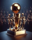 Basketball trophy Royalty Free Stock Photo