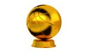 Basketball trophy in Gold Royalty Free Stock Photo