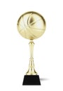 basketball trophy in gold