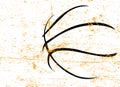 Basketball vector background Royalty Free Stock Photo