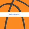 Basketball vector background Royalty Free Stock Photo