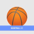 Basketball vector background Royalty Free Stock Photo