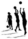 Basketball woman four