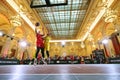 Basketball 3x3 in the Palace of the Parliament, Bucharest, Romania Royalty Free Stock Photo