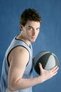 Basketball young man basket player portrait