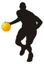 Basketballer Royalty Free Stock Photo
