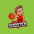 Basketball Esport Mascot Logo Design Royalty Free Stock Photo
