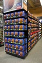 Basketballs on store shelves