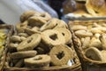 Baskets of fresh biscuits