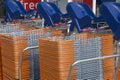 BASKETS AND TROLLEYS WITH CHILD SEATS