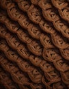 Basketweave Fabric Texture and Background, Generative AI Royalty Free Stock Photo