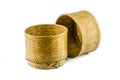 Basketwork from bamboo Royalty Free Stock Photo