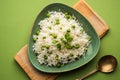 Indian green peas Rice or pulav or pilaf
